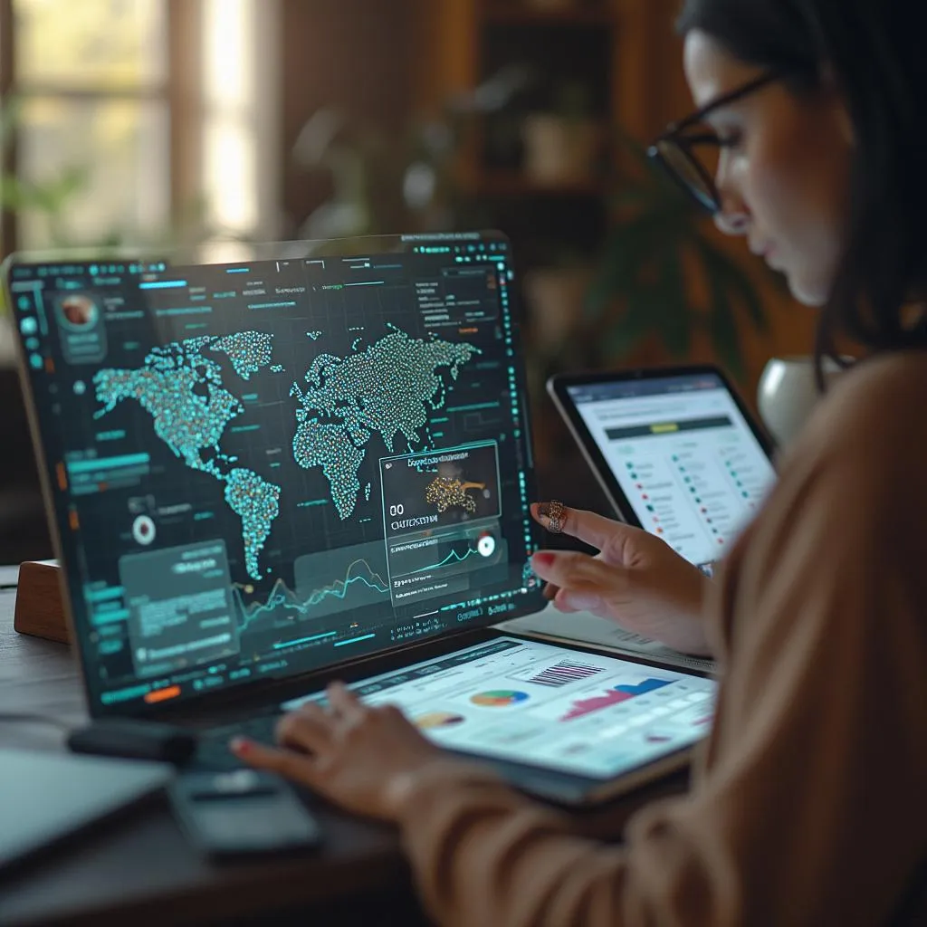 Illustration symbolisant la croissance et l'innovation de FinAIFrance